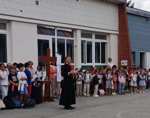 Bénédiction des cartables - École Saint-Michel