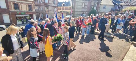 Cérémonie de commémoration du 8 mai à Doudeville